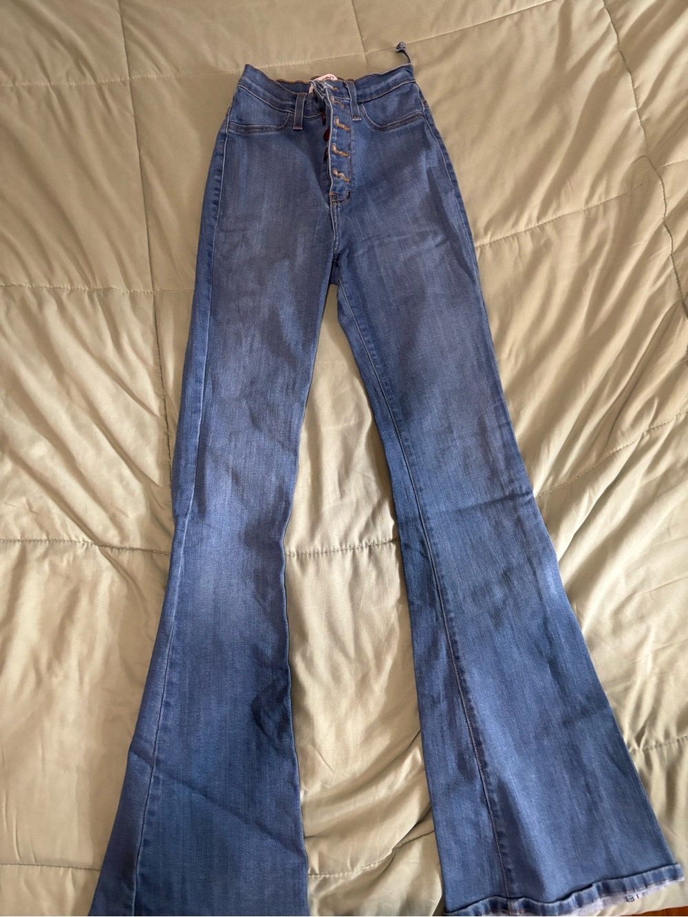 High-Rise Flared Women’s Jeans - Blue
